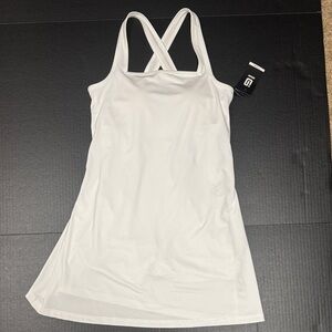 Ideology White Performance Tank Dress